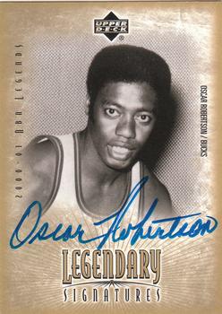 Oscar Robertson #OR 2000-01 Upper Deck Legends Basketball Legendary Signatures