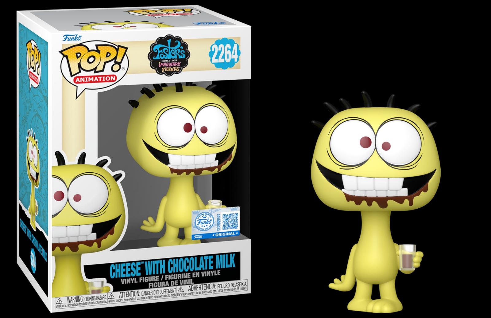 Cheese With Chocolate Milk #2264 Foster's Home for Imaginary Friends Funko Pop box and figure