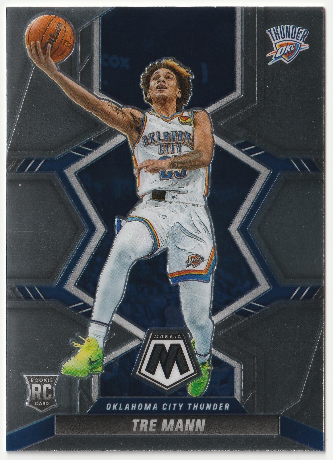 Tre Mann #212 Basketball Cards 2021 Panini Mosaic