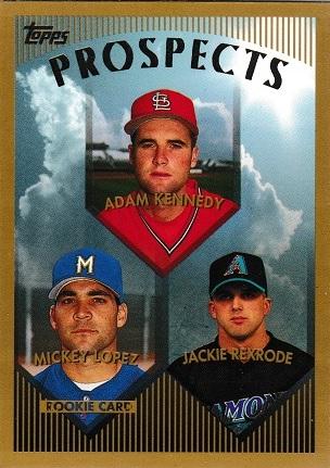 Adam Kennedy, Mickey Lopez, Jackie Rexrode #433 Baseball Cards 1999 Topps
