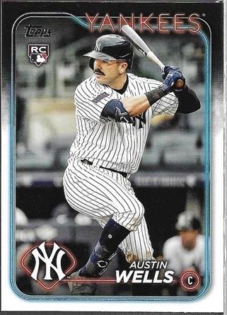 Austin Wells #624 Baseball Cards 2024 Topps