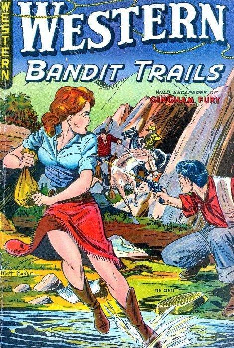 Western Bandit Trails #3 (1949) Comic Books Western Bandit Trails
