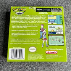Back Art | Pokemon LeafGreen Version [Play On DS] GameBoy Advance