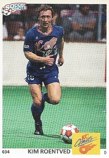 Kim Roentved #34 Soccer Cards 1991 Soccer Shots MSL