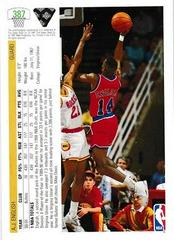 Back Of Card | A.J. English Basketball Cards 1991 Upper Deck