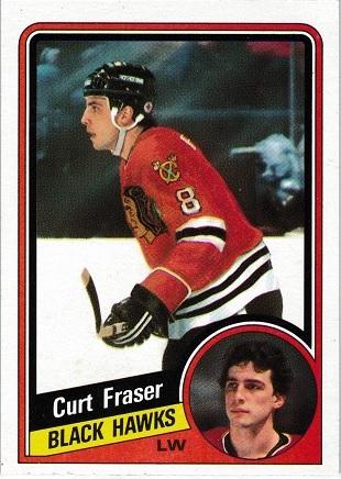Curt Fraser #29 Hockey Cards 1984 Topps