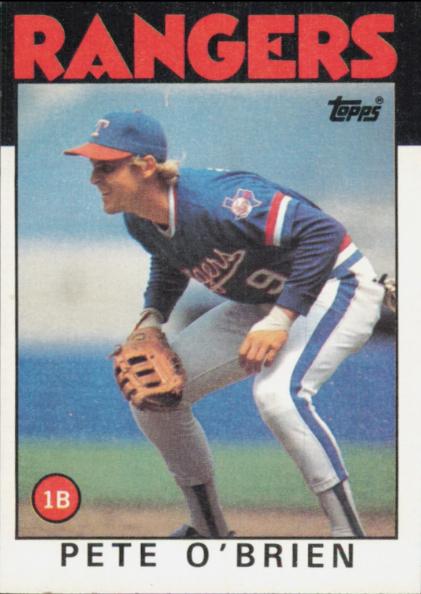 Pete O'Brien (1986 Topps)