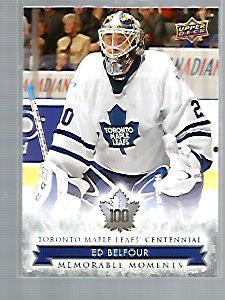 Ed Belfour #195 2017 Upper Deck Toronto Maple Leafs Centennial Hockey