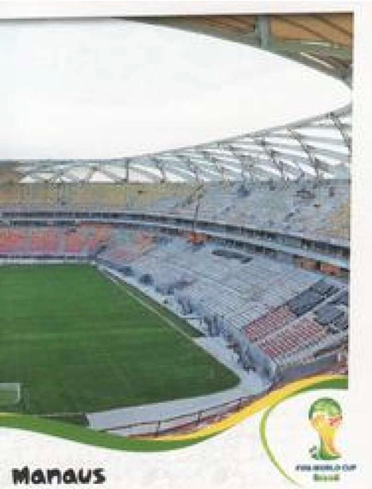 Arena Amazonia #19 Soccer Cards 2014 Panini World Cup Stickers