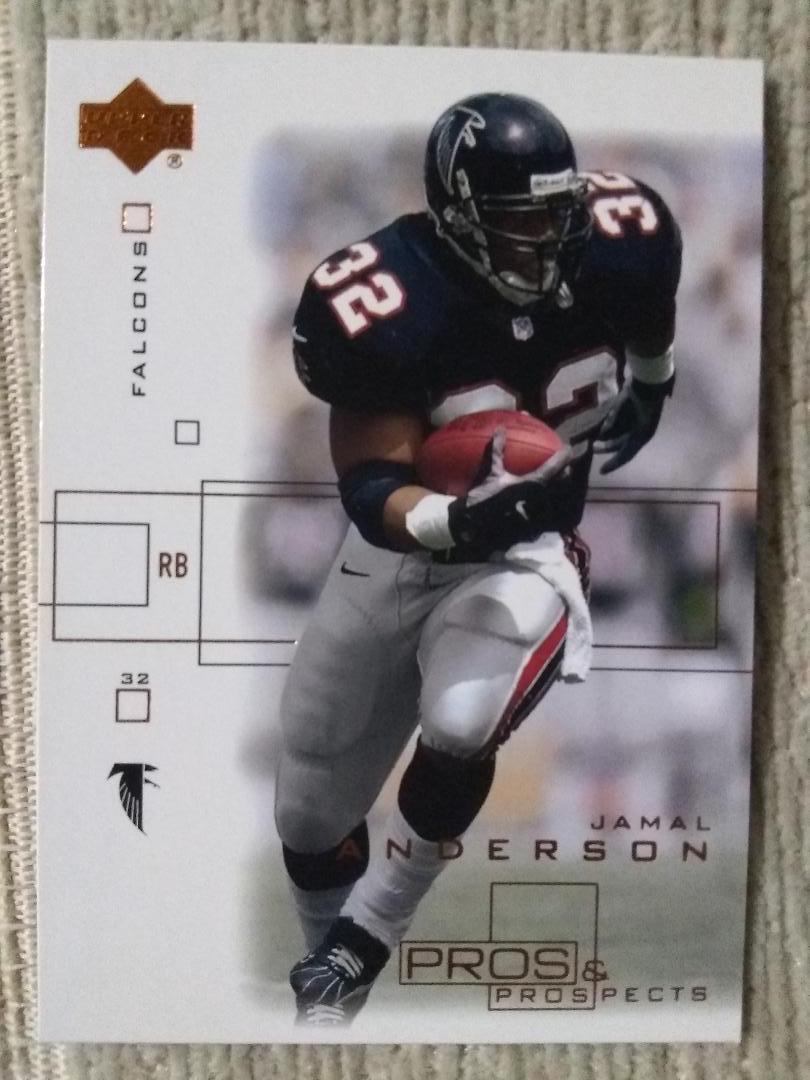 Jamal Anderson #3 Football Cards 2001 Upper Deck Pros & Prospects