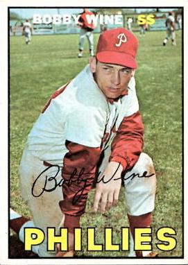 Bobby Wine #466 Baseball Cards 1967 Topps