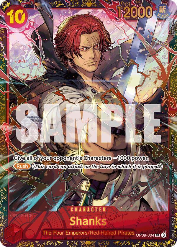 Shanks [Championship 25-26] OP09-004 Prices | One Piece Promo