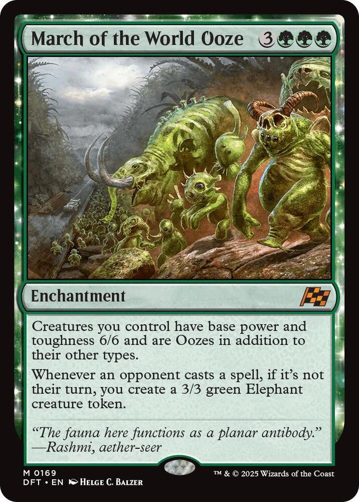 March of the World Ooze #169 Magic Aetherdrift