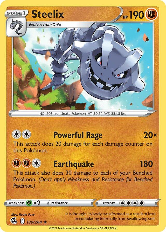 Steelix #139 Pokemon Fusion Strike