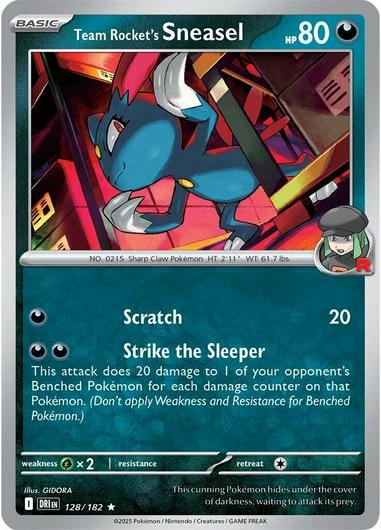 Team Rocket's Sneasel #128 Cover Art