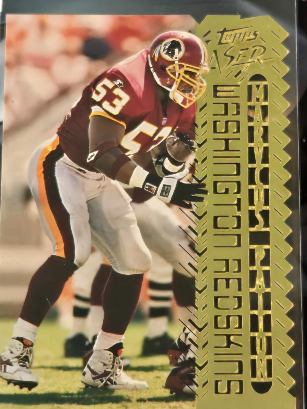 Marvcus Patton #71 Football Cards 1996 Topps Laser