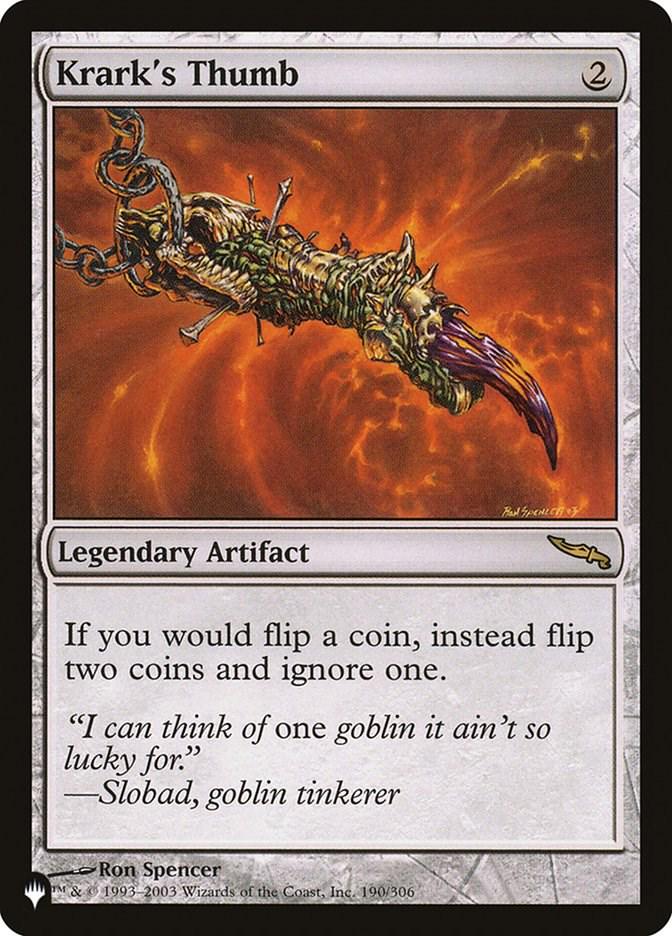 Krark's Thumb #190 Magic The List Reprints