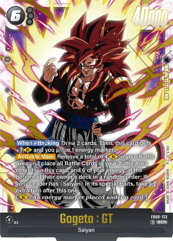 Gogeta: GT FB09-123 Prices | Dragon Ball Fusion World Dual