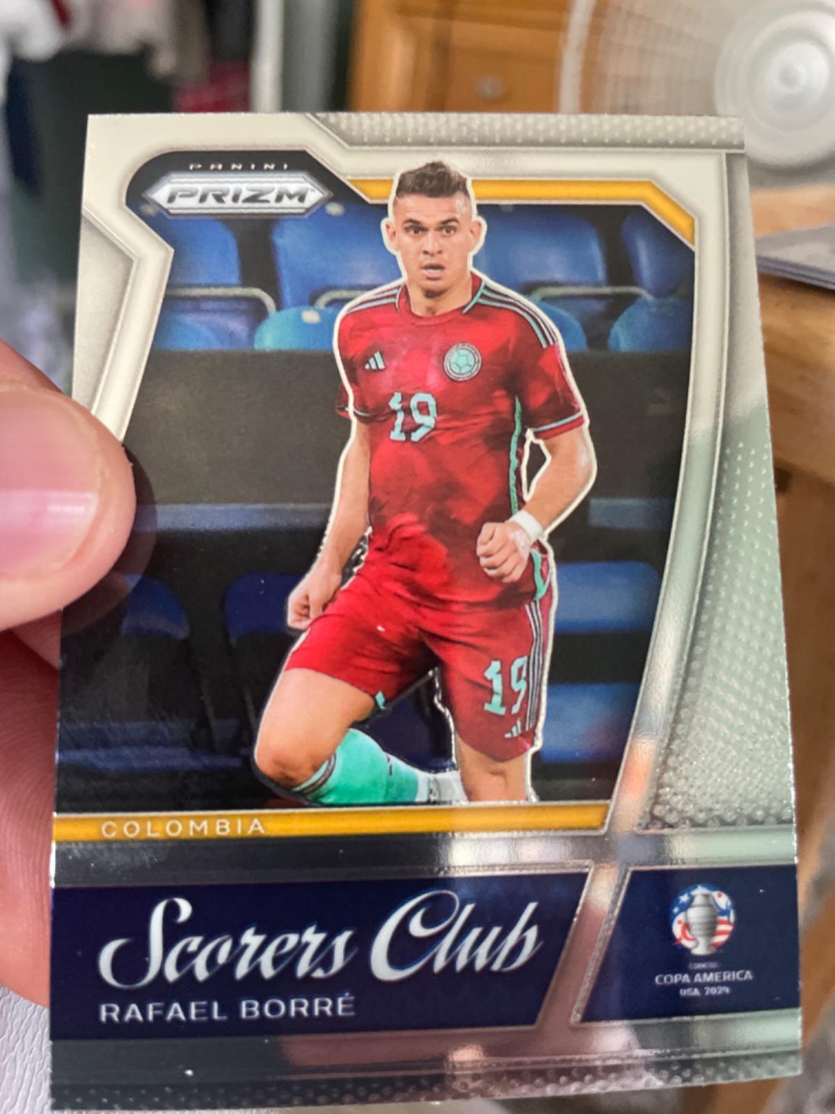 Rafael Santos Borre #15 2024 Panini Prizm Copa America Scorers Club Soccer