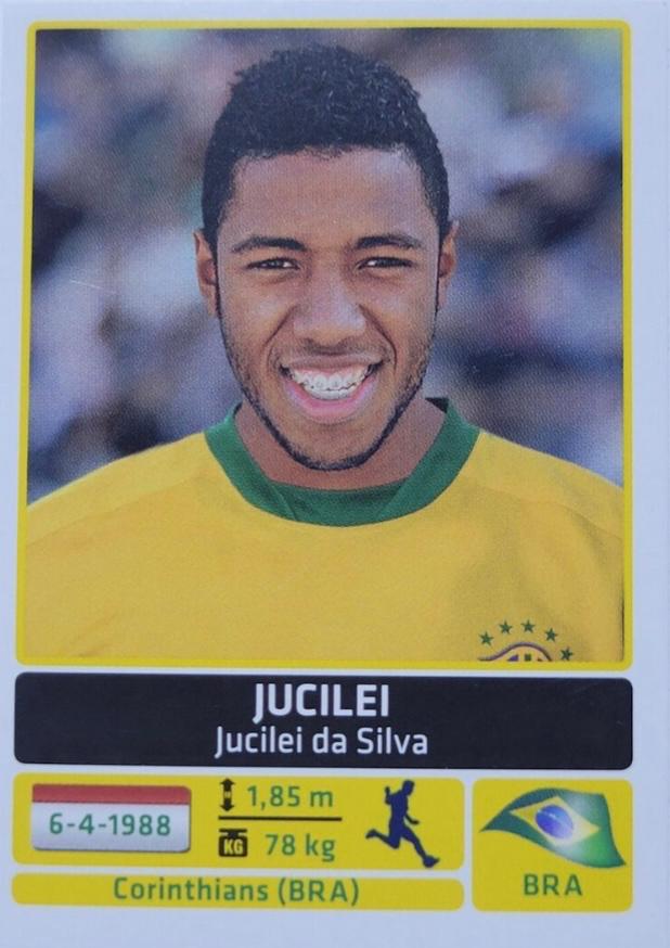 Jucilei #127 Soccer Cards 2011 Panini Copa America Argentina Sticker