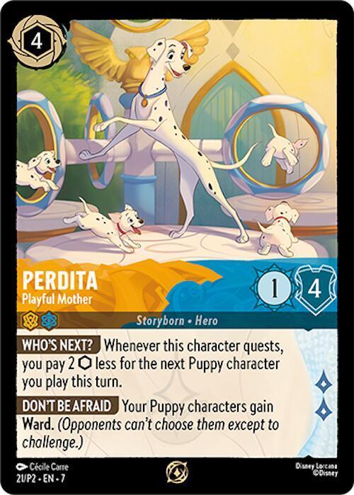Perdita - Playful Mother #21 Lorcana Promo