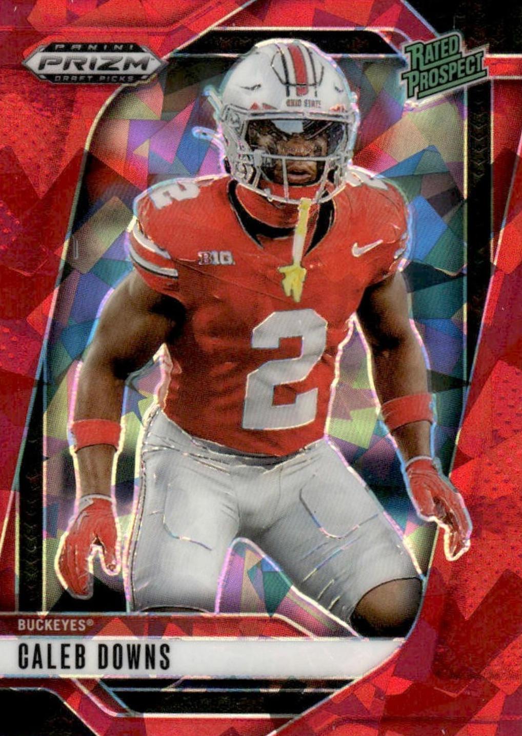 Caleb Downs [Red Ice] #159 Prices | 2025 Panini Prizm Draft Picks