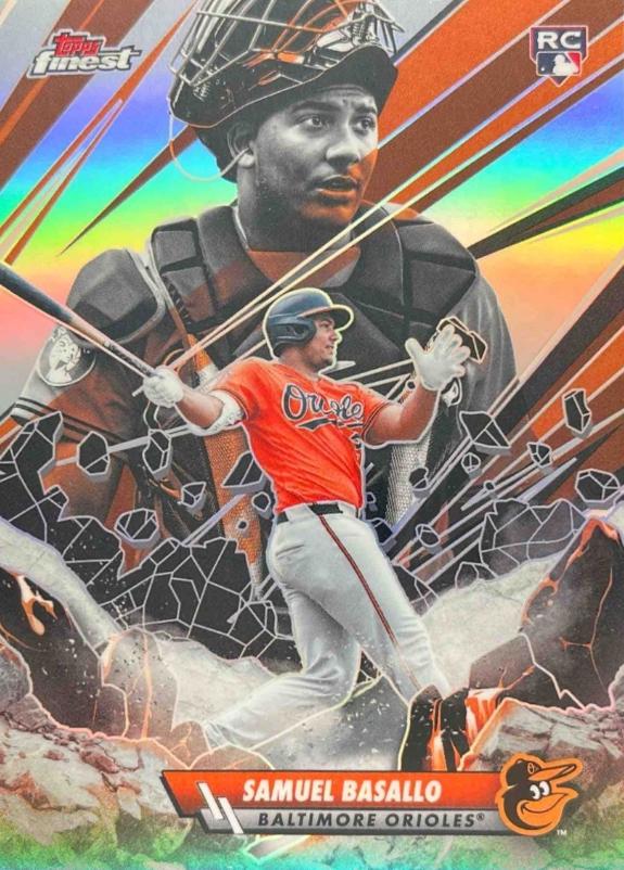 Samuel Basallo #S-4 2026 Finest Baseball Smashing Through