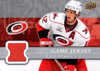 Eric Staal #GJ2-ES 2008-09 Upper Deck Hockey UD Game Jerseys