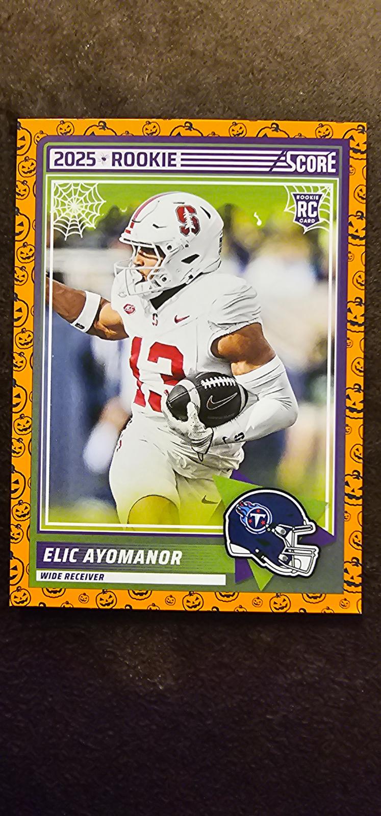 Elic Ayomanor #5 2025 Score A Treat Rookie Football