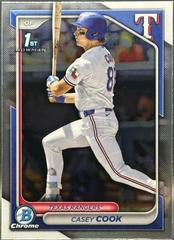 Casey Cook #BDC-66 Baseball Cards 2024 Bowman Draft Chrome Prices