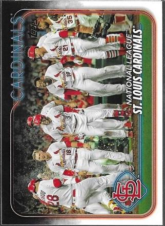 St. Louis Cardinals #490 Baseball Cards 2024 Topps