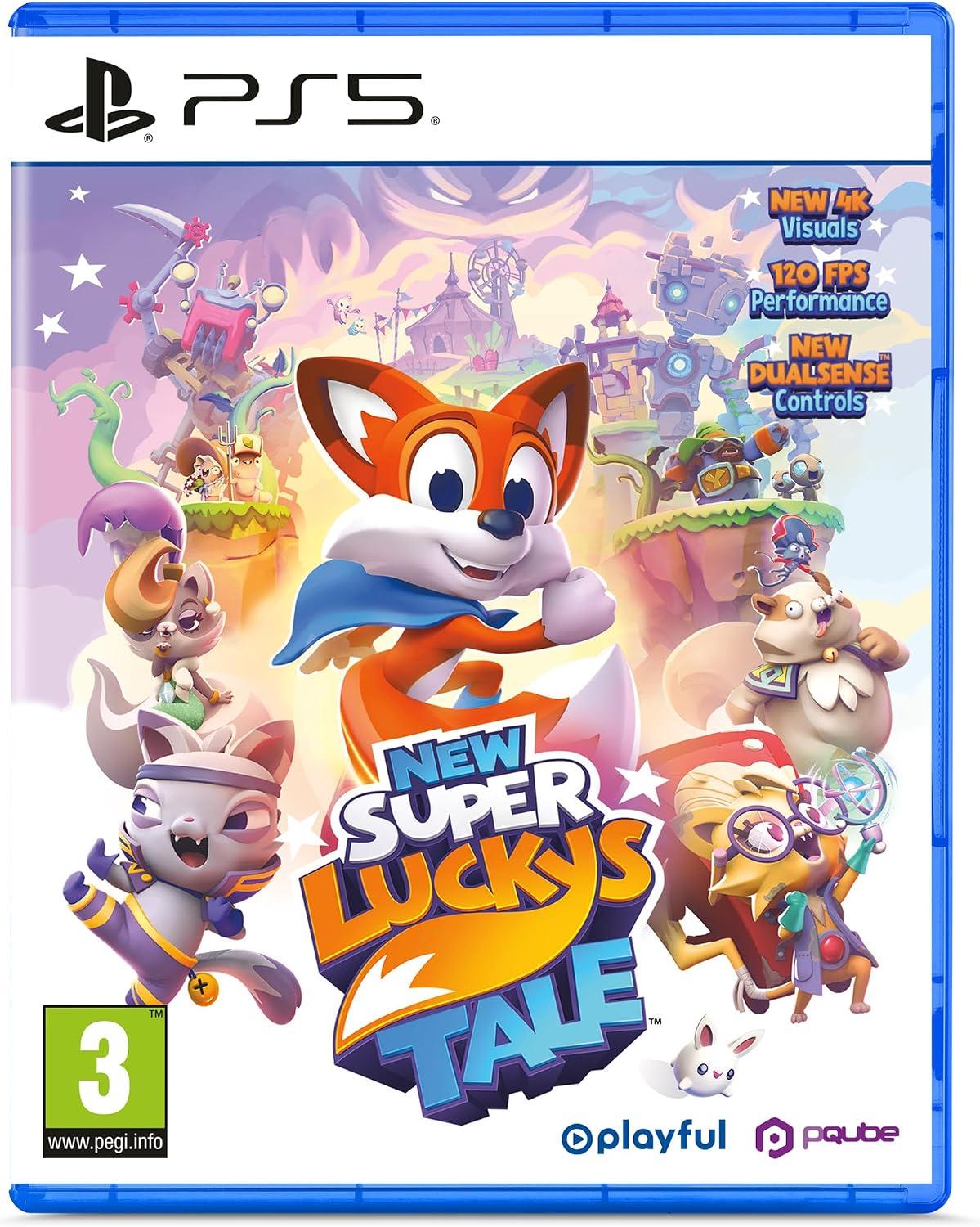 Carátula de New Super Lucky´s Tale para PS5 (edición PAL España)