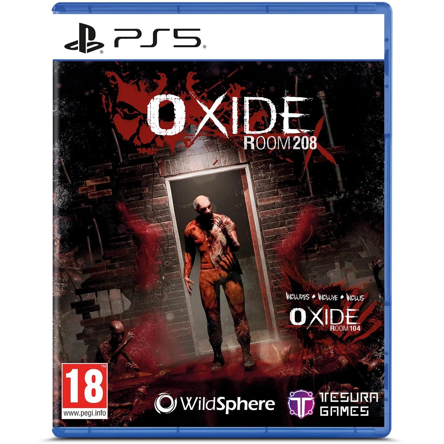 Carátula de Oxide Room 208 para PS5 (edición PAL España)