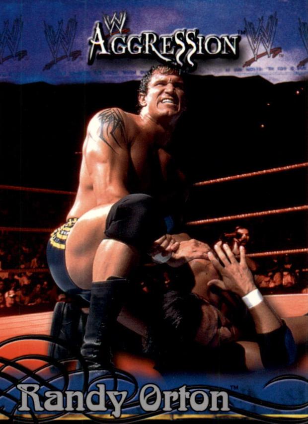 Randy Orton #25 Wrestling Cards 2003 Fleer WWE Aggression