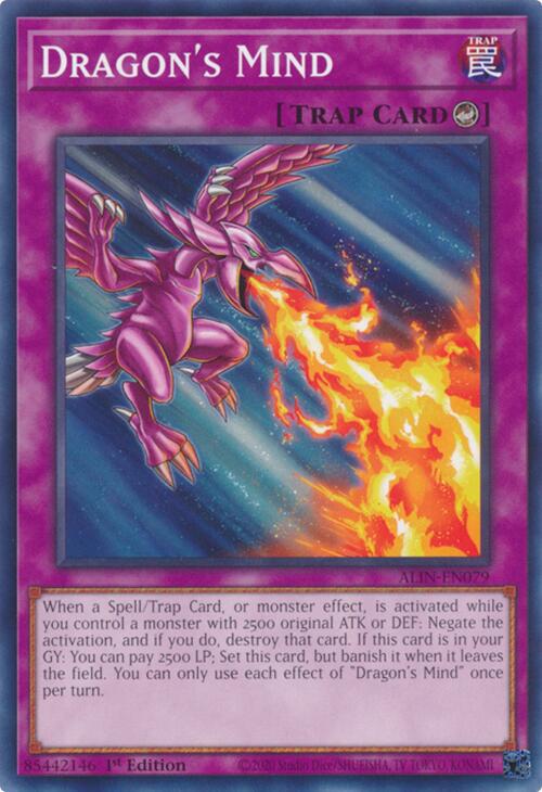 Dragon's Mind ALIN-EN079 YuGiOh Alliance Insight