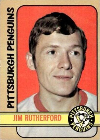 Jim Rutherford #15 Hockey Cards 1972 O-Pee-Chee