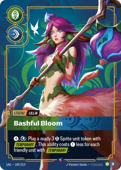 Lillia - Bashful Bloom [Foil] #189 Prices | Riftbound Unleashed