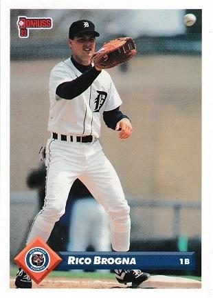 Rico Brogna #41 Baseball Cards 1993 Donruss
