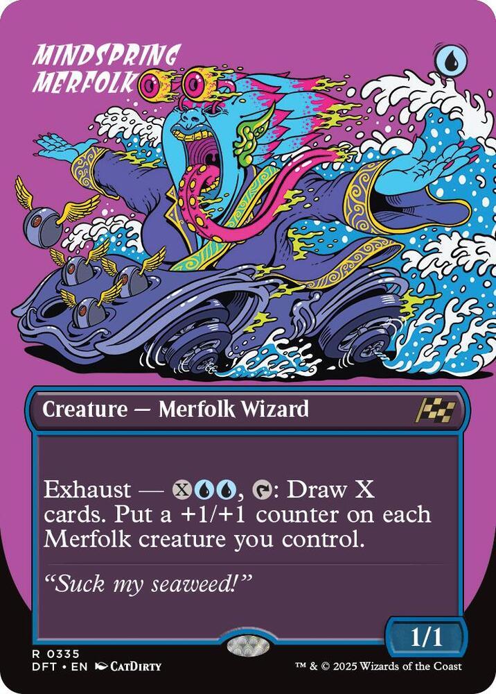 Mindspring Merfolk #335 Magic Aetherdrift