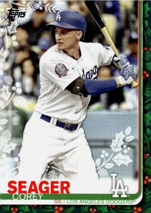 Corey Seager #HW174 2019 Topps Holiday Mega Box Baseball