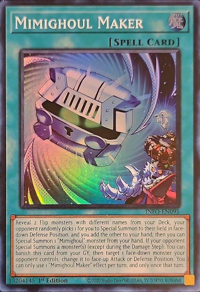 Mimighoul Maker INFO-EN095 YuGiOh The Infinite Forbidden