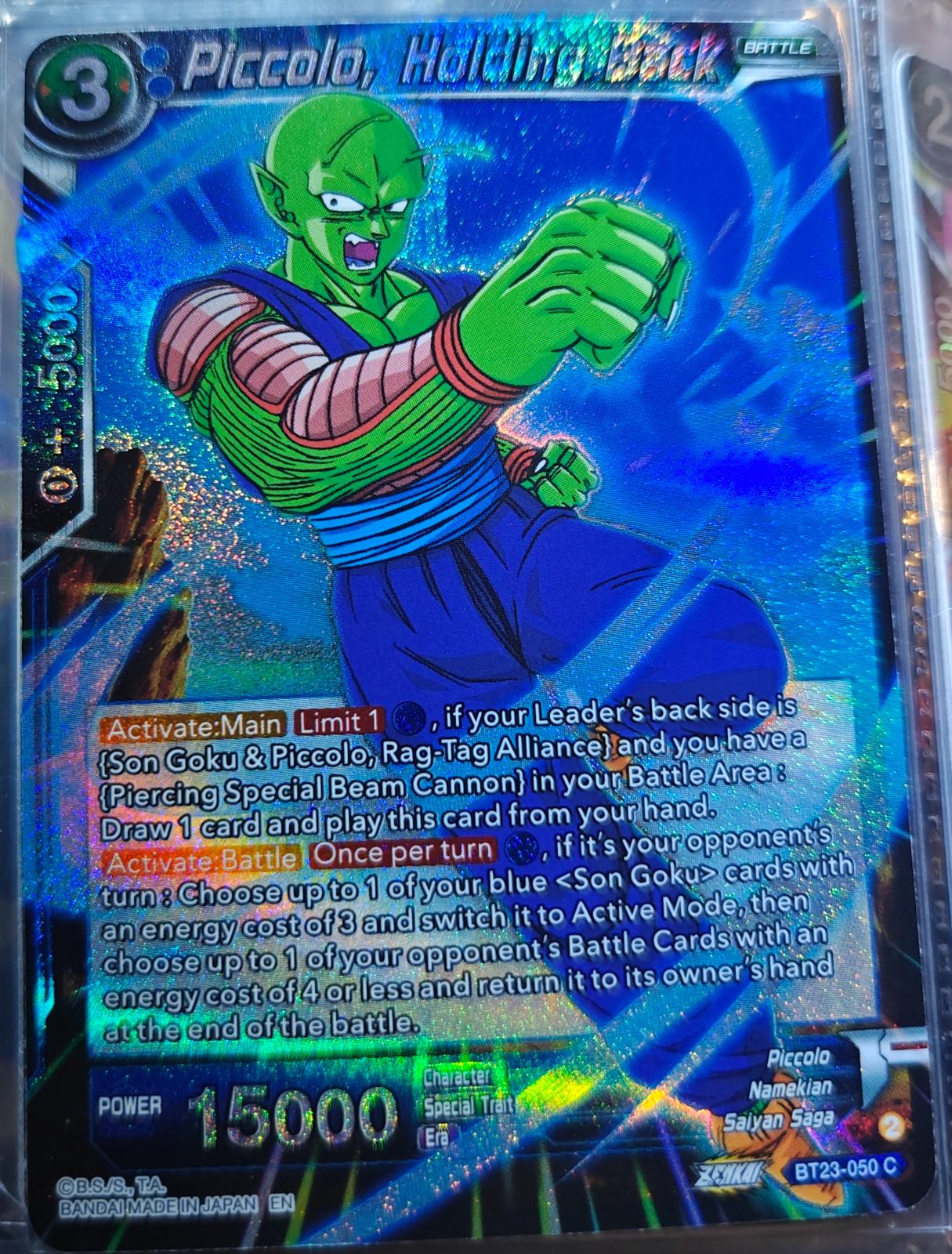 Piccolo, Holding Back
