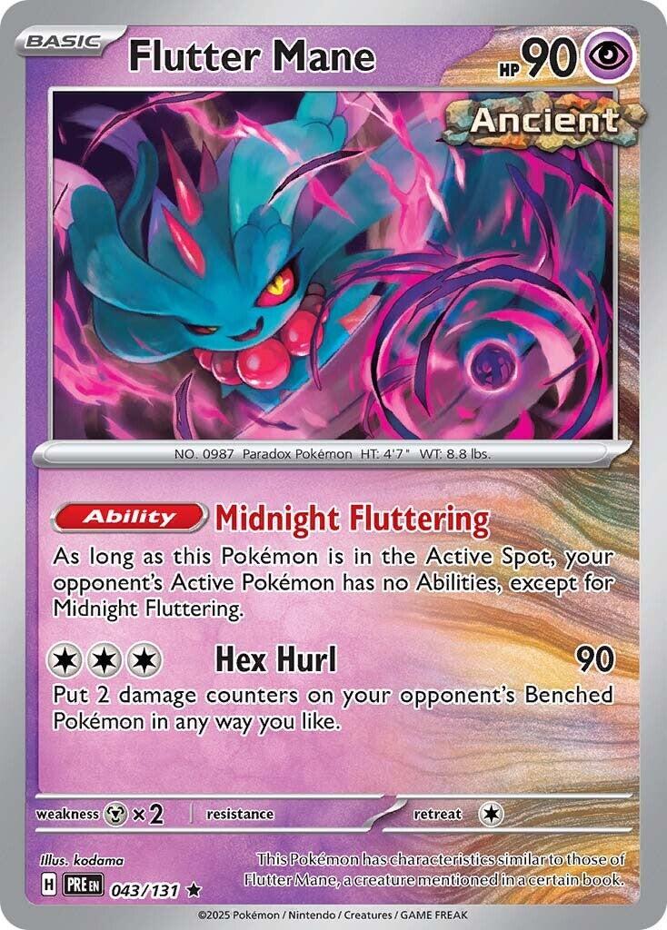 Flutter Mane #43 Pokemon Prismatic Evolutions