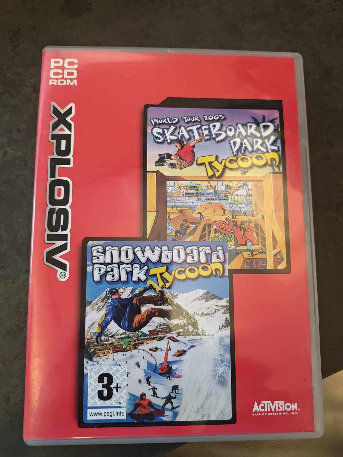 Skateboard Park Tycoon 2003 & Snowboard Park Tycoon PC Games