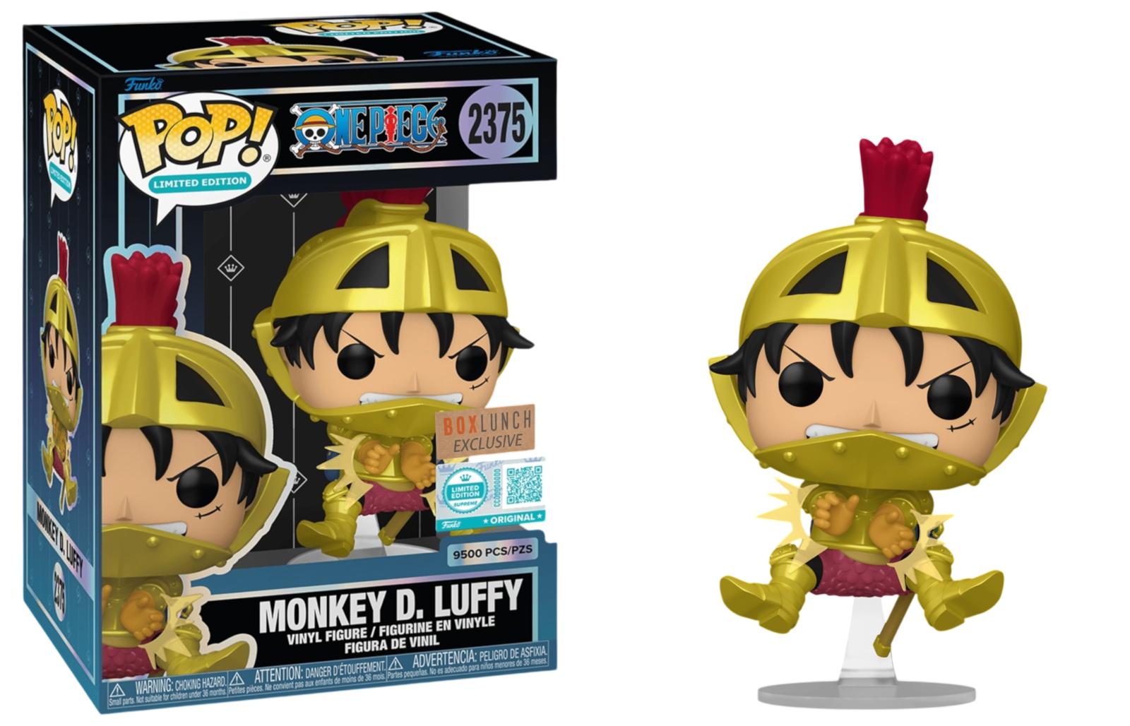 Monkey D. Luffy #2375 One Piece Funko Pop BoxLunch box and figure