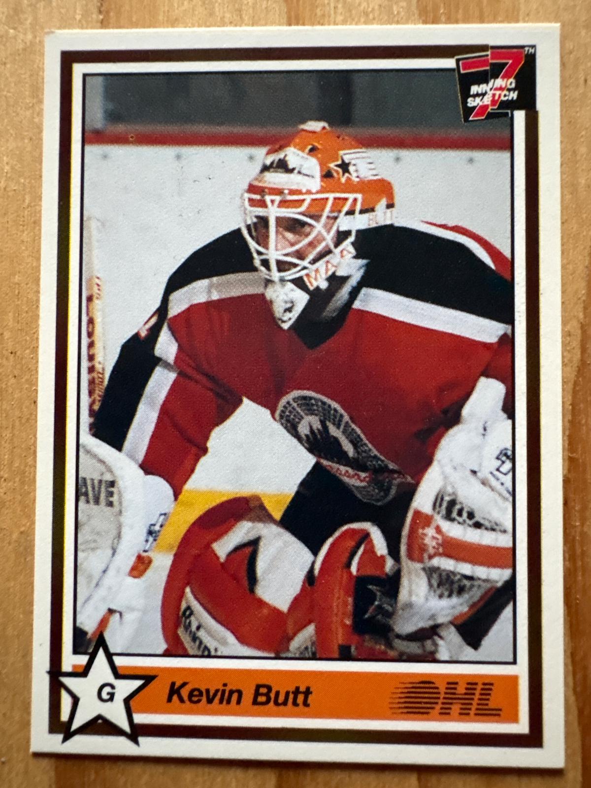 Kevin Butt #101 1990 7th Inning Sketch Ohl Hockey