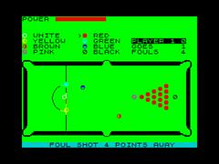 Gameplay | Snooker ZX Spectrum