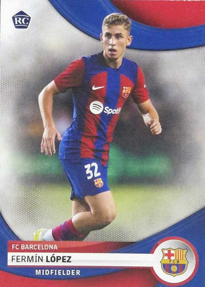Fermin Lopez #17 2023 Topps Fc Barcelona Soccer
