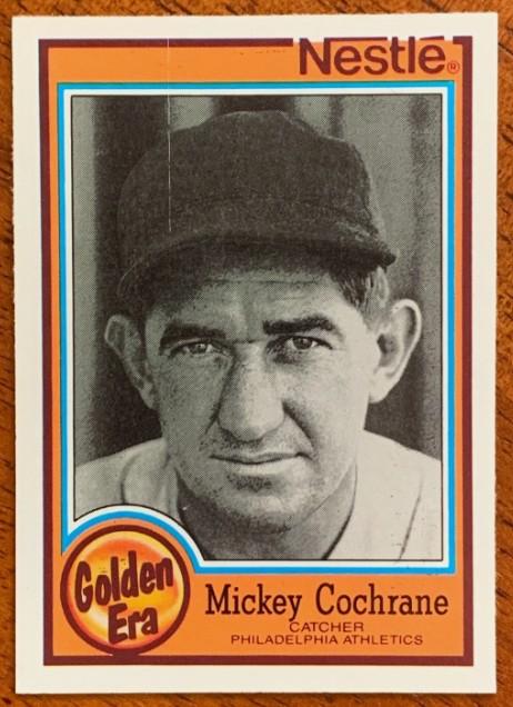Mickey Cochrane #8 1987 Nestle Dream Team Baseball