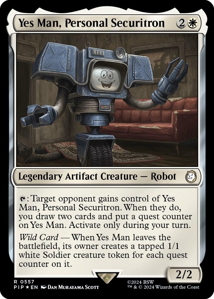 Yes Man, Personal Securitron #557 Magic Fallout